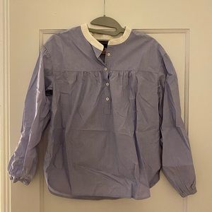 J. Crew Half Button Shirt